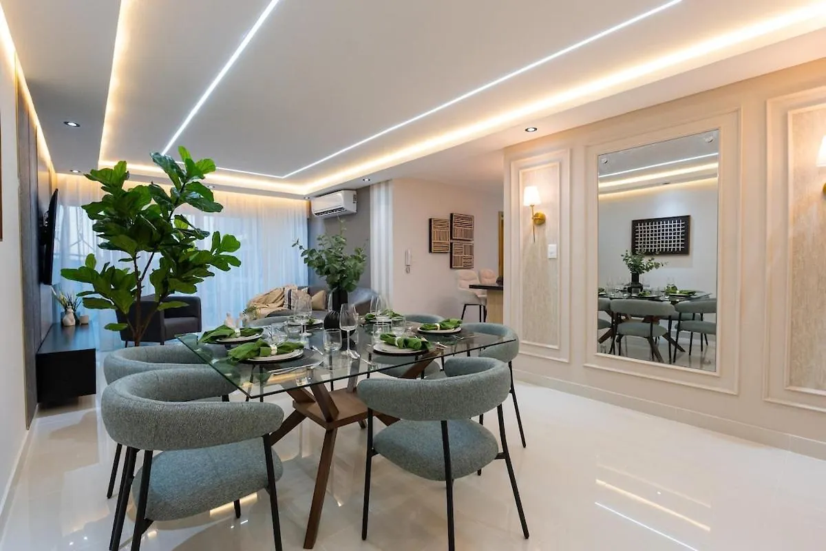 圣地亚哥洛斯卡巴Modern 3Br! 9Fl, King Bed! Sti With Pool! Fast Wifi!公寓 0*, 圣地亚哥洛斯卡巴 多米尼加共和国