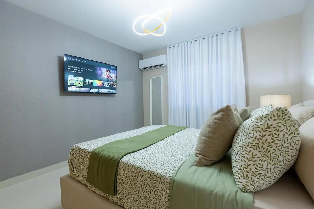 公寓 圣地亚哥洛斯卡巴Modern 3Br! 9Fl, King Bed! Sti With Pool! Fast Wifi!公寓