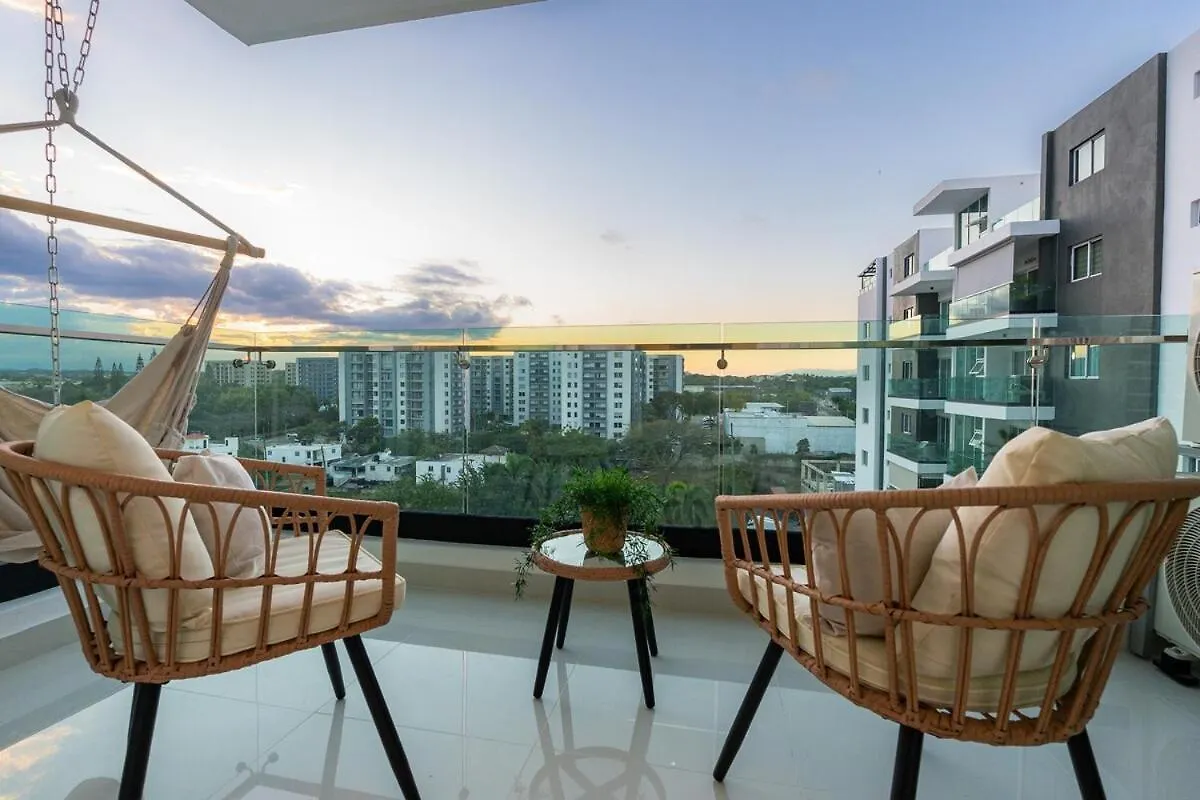 圣地亚哥洛斯卡巴Modern 3Br! 9Fl, King Bed! Sti With Pool! Fast Wifi!公寓 0*, 圣地亚哥洛斯卡巴
